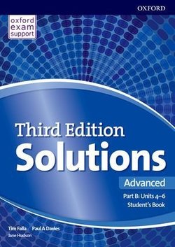 Solutions (3rd Edition) Advanced (Split Edition - 3 Parts) Student's Book B (Units 4-6) - Paul Davies - 9780194563970