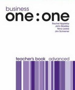 Business one:one Advanced Teacher's Book - Rachel Appleby - 9780194576840
