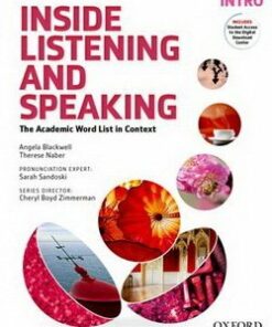 Inside Listening and Speaking Intro Student's Book with Audio CD - Blackwell