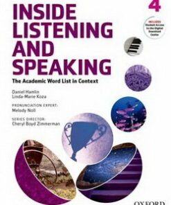 Inside Listening and Speaking 4 Student's Book with Audio CD - Daniel E. Hamlin - 9780194719438