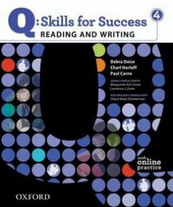 Q: Skills for Success 4 (Upper Intermediate) Reading & Writing Student Book with Access to Online Practice -  - 9780194756259