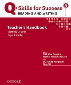 Q: Skills for Success 5 (Advanced) Reading & Writing Teacher's Book with Testing Program CD-ROM -  - 9780194756310