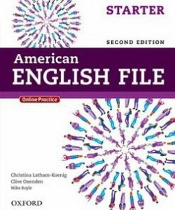 American English File (2nd Edition) Starter Student's Book with iTutor -  - 9780194776141