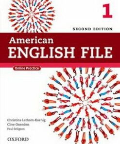 American English File (2nd Edition) 1 Student's Book with iTutor -  - 9780194776158