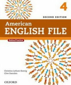 American English File (2nd Edition) 4 Student Book with iTutor -  - 9780194776189