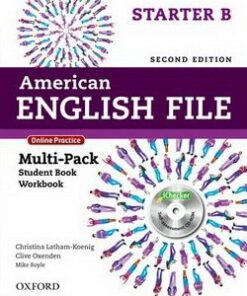 American English File (2nd Edition) Starter MultiPACK B with iTutor & iChecker -  - 9780194776219