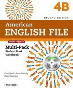 American English File (2nd Edition) 4 MultiPACK 4B with iTutor & iChecker -  - 9780194776295