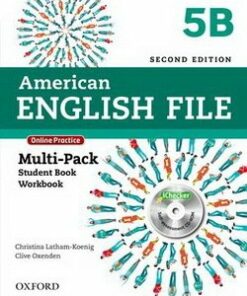 American English File (2nd Edition) 5 MultiPACK 5B with iTutor & iChecker -  - 9780194776318