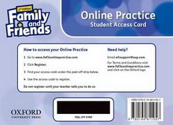 Family and Friends (2nd Edition) Starter Student's Internet Access Card - Naomi Simmons - 9780194811057