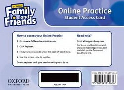 Family and Friends (2nd Edition) 5 Student's Internet Access Card - Naomi Simmons - 9780194811606