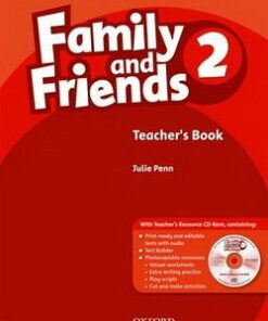 American Family and Friends 2 Teacher's Book with CD-ROM - Naomi Simmons - 9780194814003