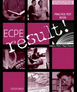 ECPE Result Practice Tests with Audio CD - Gregory Manin - 9780194817332