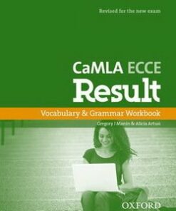 CaMLA ECCE Result Vocabulary and Grammar Workbook -  - 9780194817516