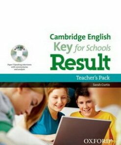 Cambridge English: Key for Schools (KET4S) Result Teacher's Book -  - 9780194817622