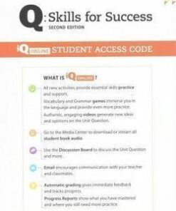 Q: Skills for Success (2nd Edition) (All Skills - Any Level) Online Practice Student Access Code Card -  - 9780194818032
