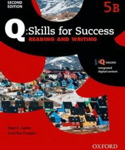 Q: Skills for Success (2nd Edition) 5 Reading and Writing Student's Book B (Split Edition) with IQ Online -  - 9780194820813
