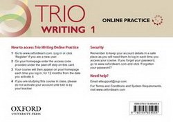 Trio Writing 1 Online Practice Student's Internet Access Card -  - 9780194854054