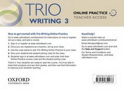 Trio Writing 3 Online Practice Teacher's Internet Access Card -  - 9780194854276