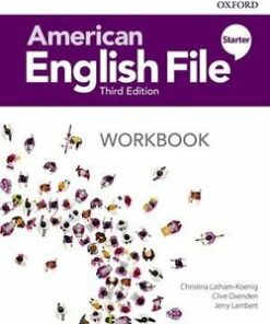 American English File (3rd Edition) Starter Workbook -  - 9780194906005