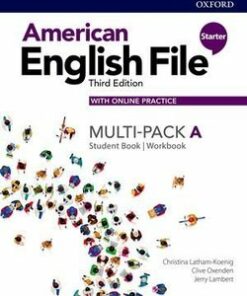 American English File (3rd Edition) Starter MultiPACK A -  - 9780194906029