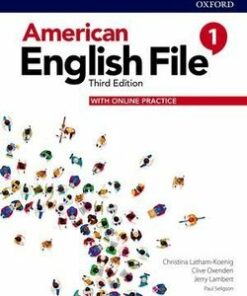 American English File (3rd Edition) 1 Student's Book Pack -  - 9780194906166