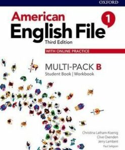 American English File (3rd Edition) 1 MultiPACK 1B -  - 9780194906296