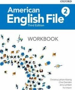 American English File (3rd Edition) 2 Workbook -  - 9780194906456