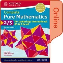 Complete Pure Mathematics for Cambridge International AS & A Level (2nd Edition - 2020 Exam) 2 & 3 Online Student Book (eBook) (Internet Access Code) - Jean Linsky - 9780198427483