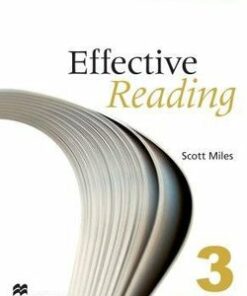 Effective Reading 3 Intermediate Student's Book - Scott Miles - 9780230029163