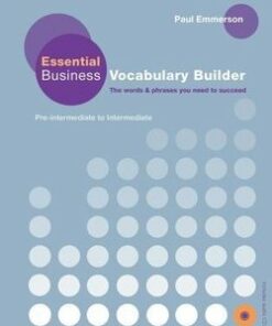 Business Vocabulary Builder: Essential Business Vocabulary Builder Student's Book with Audio CD - Paul Emmerson - 9780230407619