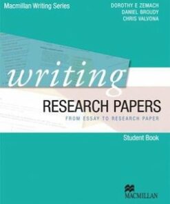 Macmillan Writing Series - Writing Research Papers - Dorothy E. Zemach - 9780230421943