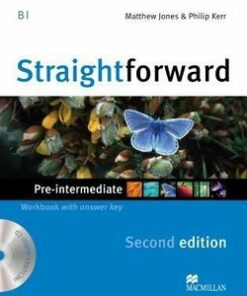 Straightforward (2nd Edition) Pre-Intermediate Workbook with Answer Key & CD - Matthew Jones - 9780230423169