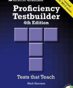 Proficiency (CPE) Testbuilder (4th Edition) Student's Book with Key & Audio CD - Mark Harrison - 9780230436923