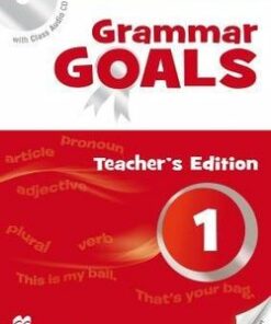 Grammar Goals (American English) 1 Teacher's Book with Class Audio CD - Sue Sharp - 9780230446137