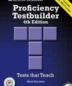 Proficiency (CPE) Testbuilder (4th Edition) Student's Book without Key with Audio CD & Macmillan Practice Online - Mark Harrison - 9780230452749