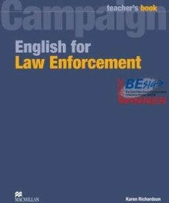 English for Law Enforcement Teacher's Book - Karen Richardson - 9780230732575
