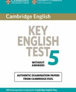 Cambridge Key English Test (KET) 5 Student's Book without Answers - Cambridge ESOL - 9780521123051