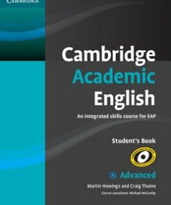 Cambridge Academic English C1 Advanced Student's Book - Martin Hewings - 9780521165211