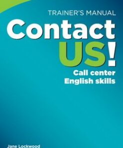 Contact US! Trainer's Manual - Jane Lockwood - 9780521178587