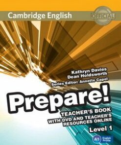 Cambridge English Prepare! 1 Teacher's Book with DVD & Teacher's Resources Online - Kathryn Davies - 9780521180450