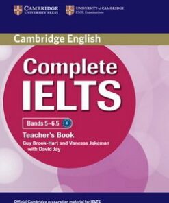 Complete IELTS Bands 5-6.5 Teacher's Book - Guy Brook-Hart - 9780521185165