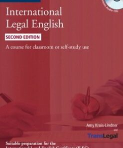 International Legal English (2nd Edition) Student's Book with Audio CDs (3) - Amy Bruno-Lindner - 9780521279451