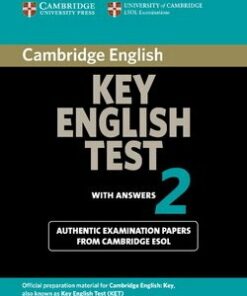 Cambridge Key English Test (KET) 2 Student's Book with Answers - Cambridge ESOL - 9780521528139