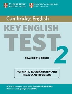 Cambridge Key English Test (KET) 2 Teacher's Book - Cambridge ESOL - 9780521528146