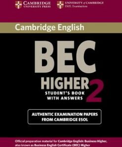 Cambridge BEC Higher 2 Student's Book with Answers - Cambridge ESOL - 9780521544580