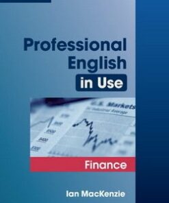 Professional English in Use Finance with Answers - Ian Mackenzie - 9780521616270