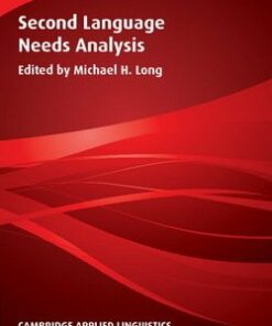 Second Language Needs Analysis (Paperback) - Michael H. Long - 9780521618212