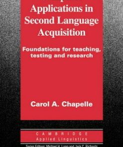 Computer Applications in Second Language Acquisition - Carol A. Chapelle - 9780521626460