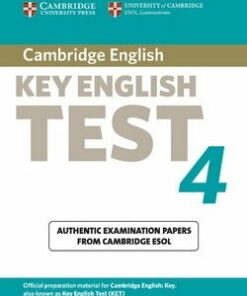 Cambridge Key English Test (KET) 4 Student's Book - Cambridge ESOL - 9780521670814