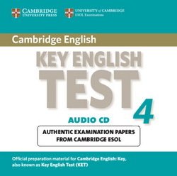 Cambridge Key English Test (KET) 4 Audio CD - Cambridge ESOL - 9780521670845